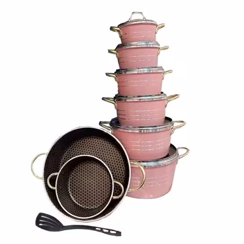 سرویس پخت و پز 15 پارچه گرانیتی