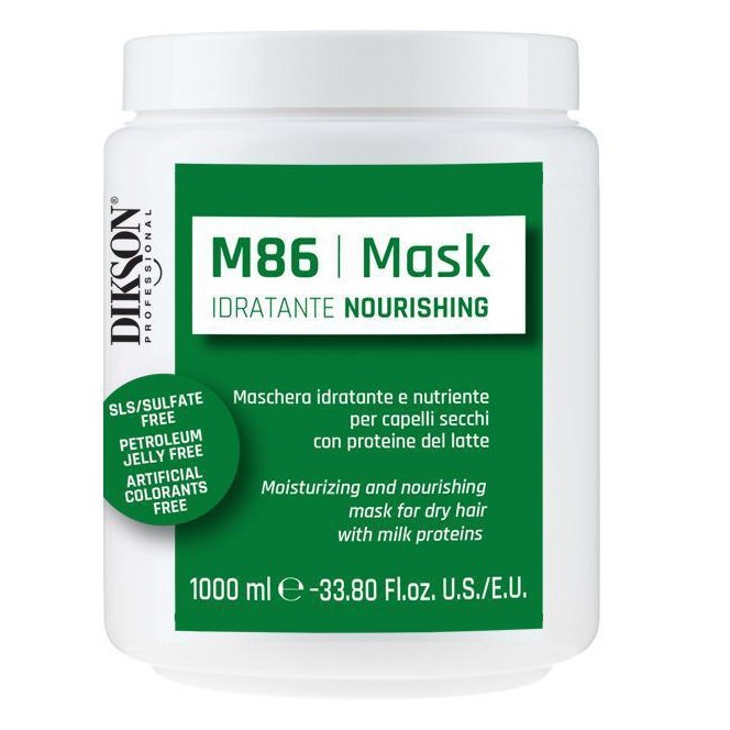 ماسک مو دیکسون مدل IDRATANTE NOURISHING M86 حجم 1000 میلی لیتر