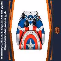 کنترلر Xbox همراه با پایه شارژر Razer – طرح Captain America