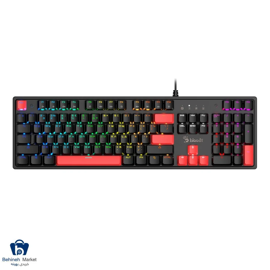 کیبورد با سیم ای فورتک مدل Bloody S510R