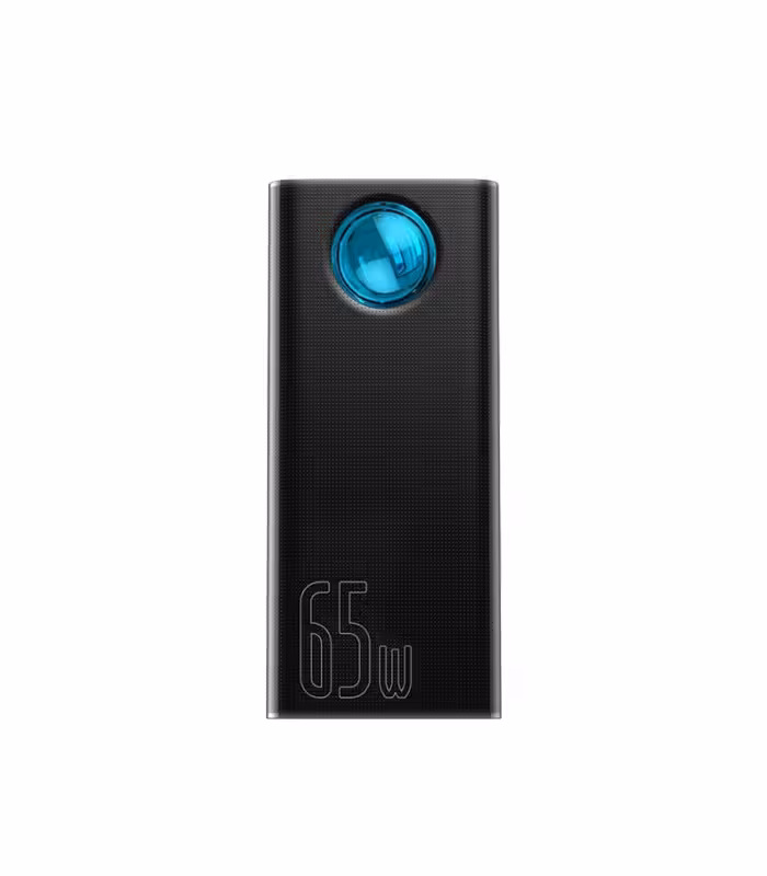 پاوربانک فست شارژ باسئوس مدل  Amblight QC3 PD3 Power Bank PPLG-A01 65W با ظرفيت 30000 ميلی آمپر ساعت