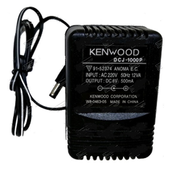 آداپتور ترانسی 6 ولت 500 میلی آمپر KENWOOD Adapter 6V 500mA