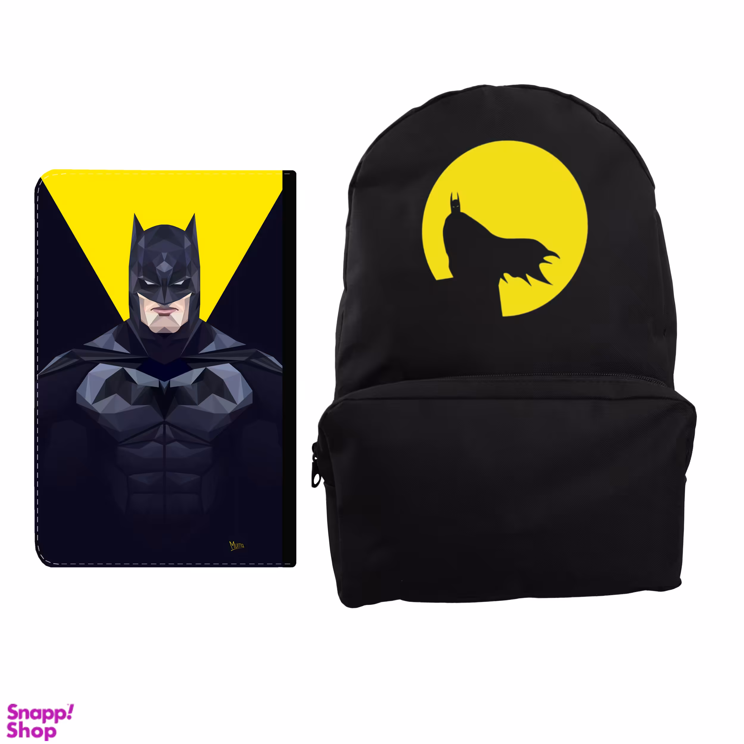 کوله پشتی طرح بتمن کد kp27 به همراه کلاسور