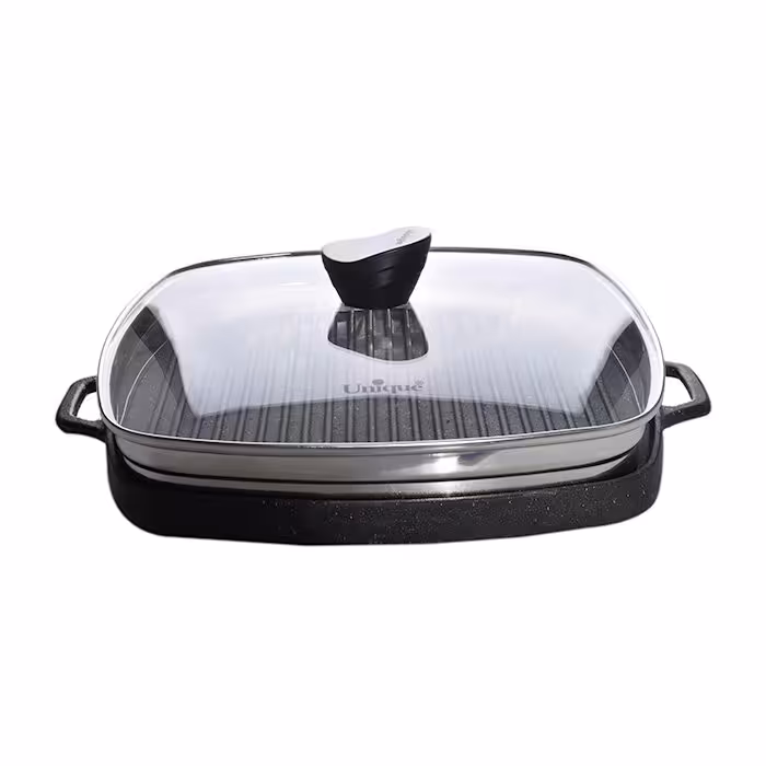 تابه گریل مربعی بزرگ یونیک کد 6009