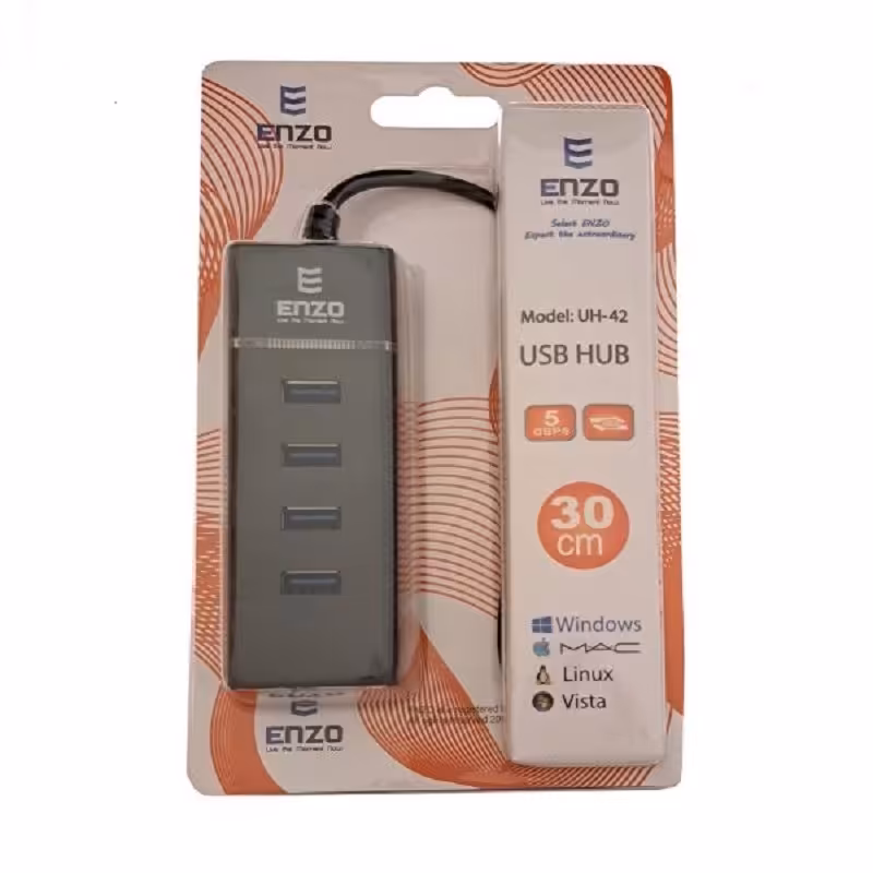 هاب 4پورت ENZO UH-42 USB2