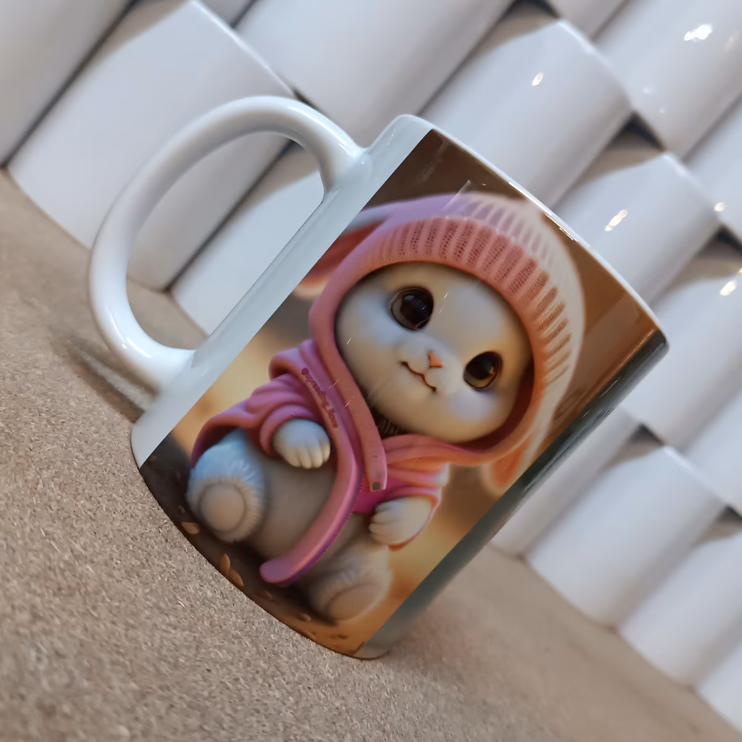 ماگ کیوت خرگوشی دخترانه پسرانه بچگانه