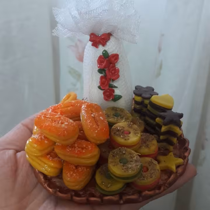 سینی شیرینی وکله قند