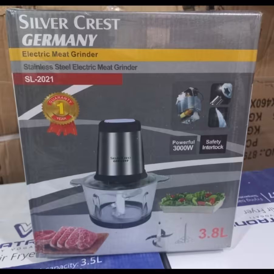 خردکن سیلور کرست 3.8 لیتری 3000 وات دو سرعته همراه با پره همزن