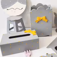 سطل و جادستمال کاغذی 