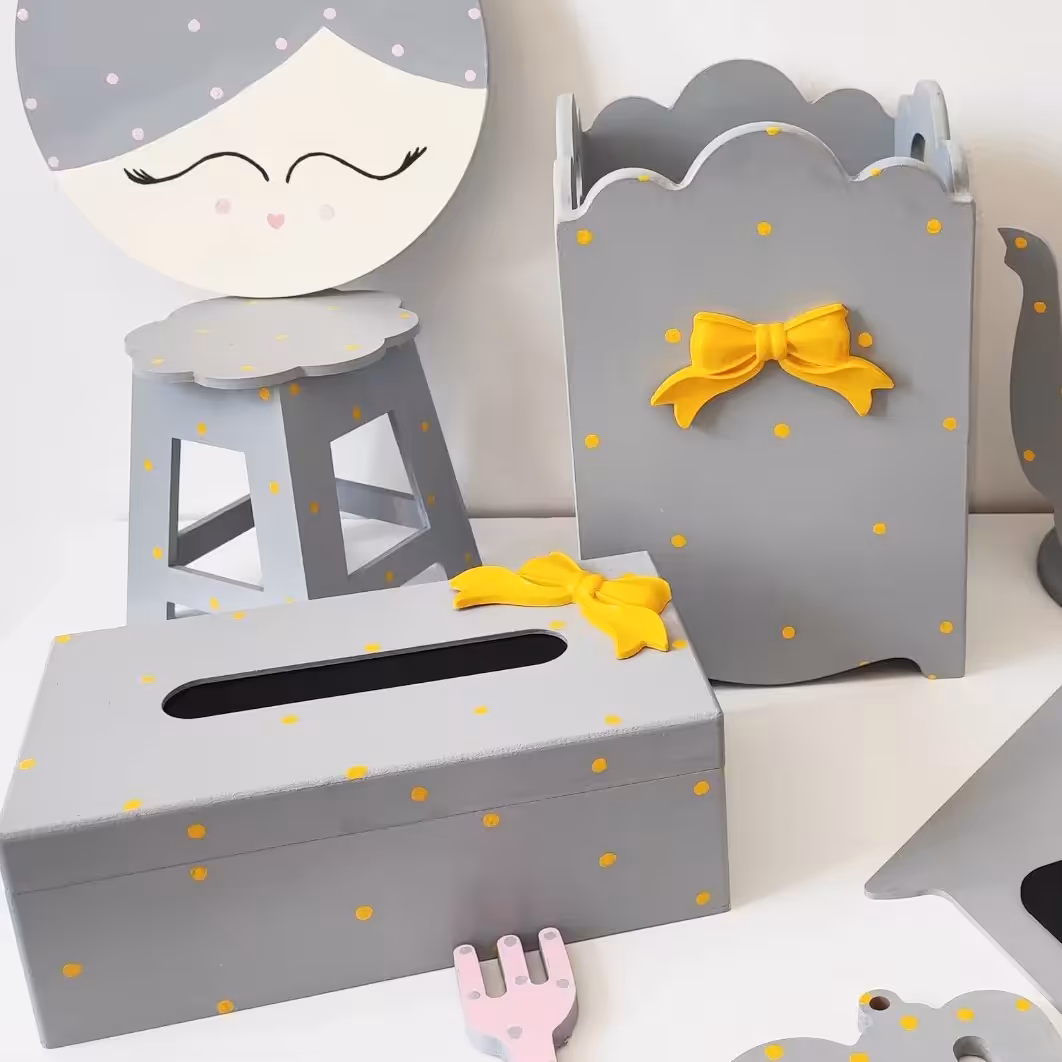 سطل و جادستمال کاغذی 