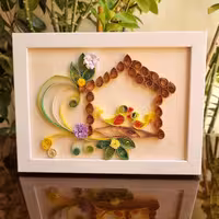 قاب ملیله کاغذی.