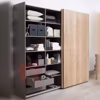 مکانیزم درب ریلی کمد تاپ لاین روکار UL دو درب و سه درب فانتونی K025-K026