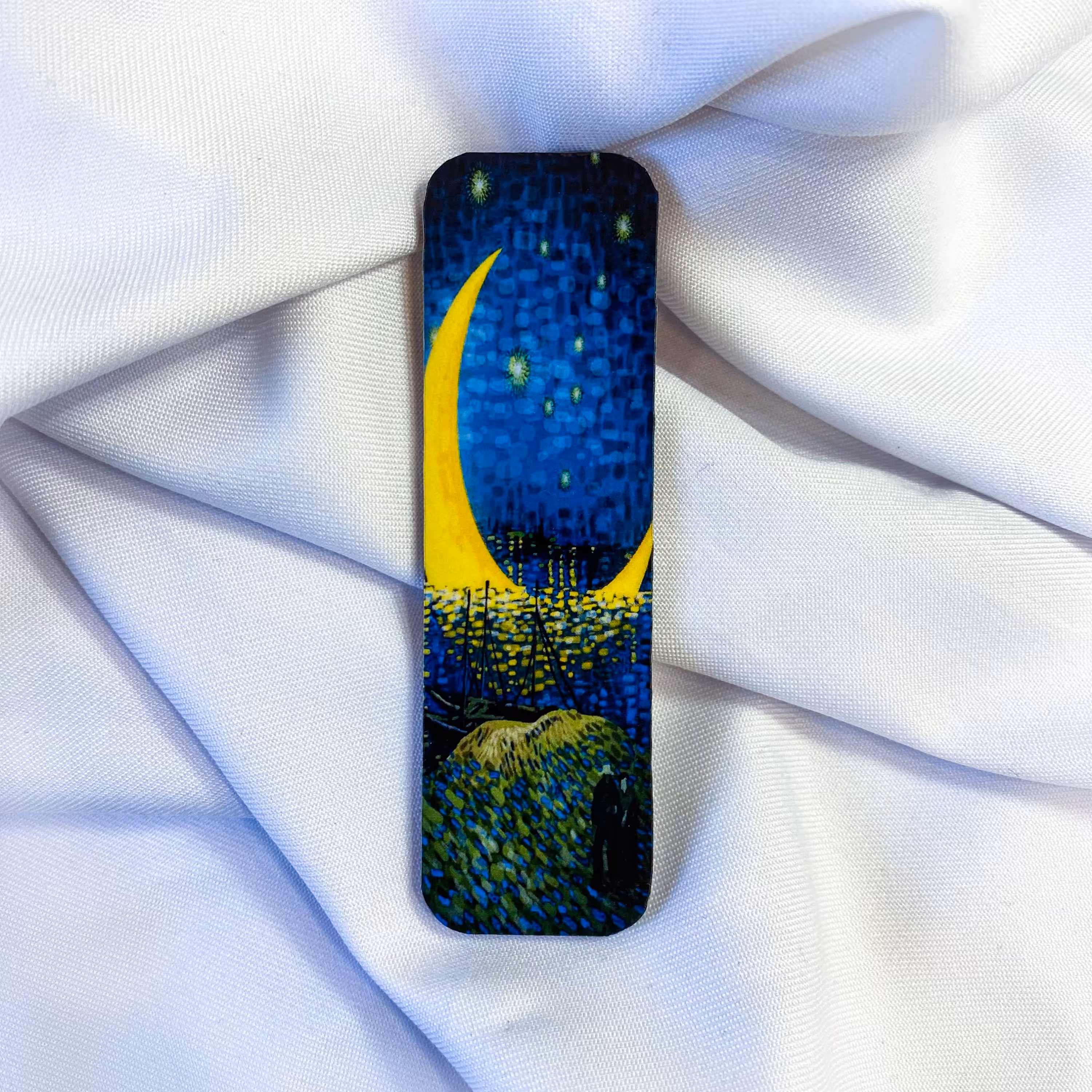 بوکمارک چوبی با طرح ونگوگ