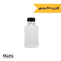 بطری کتابی یکبار مصرف پلی اتیلن 120 میلی لیتری (کارتن 200 عددی)