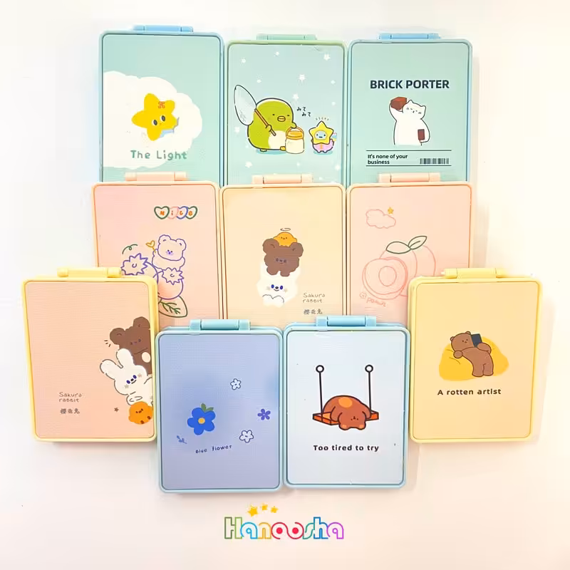 آینه جیبی مستطیلی فانتزی