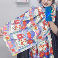 شال یلدایی اناری کد 1 طرح اختصاصی روژدا