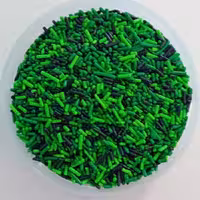 ترافل رشته ای سبز و مشکی مخلوط صد گرمی 