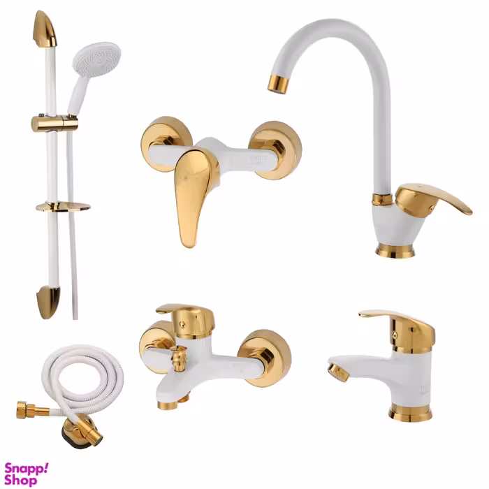 ست شیرآلات فاخته مدل ماهان پلاس کد ST مجموعه 6 عددی