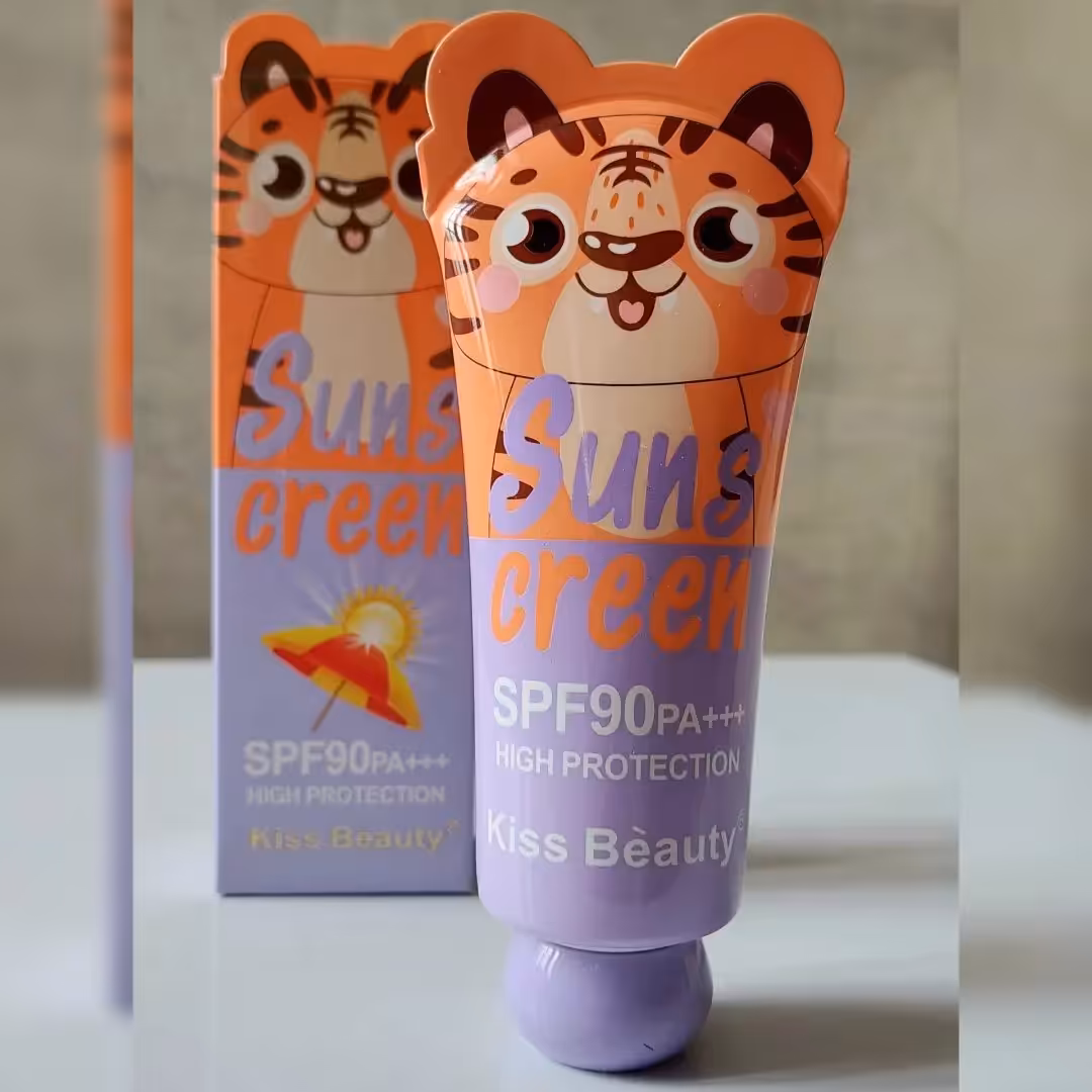 کرم ضدآفتاب بدون رنگ(مناسب پوست حساس و کودکان)