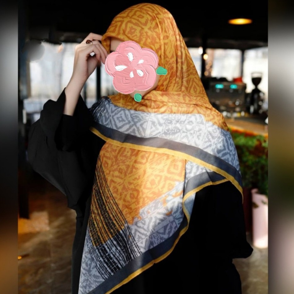 روسری نخی قواره بزرگ ایست کارعالی  مجلسی  مخصوص خاص پسندها