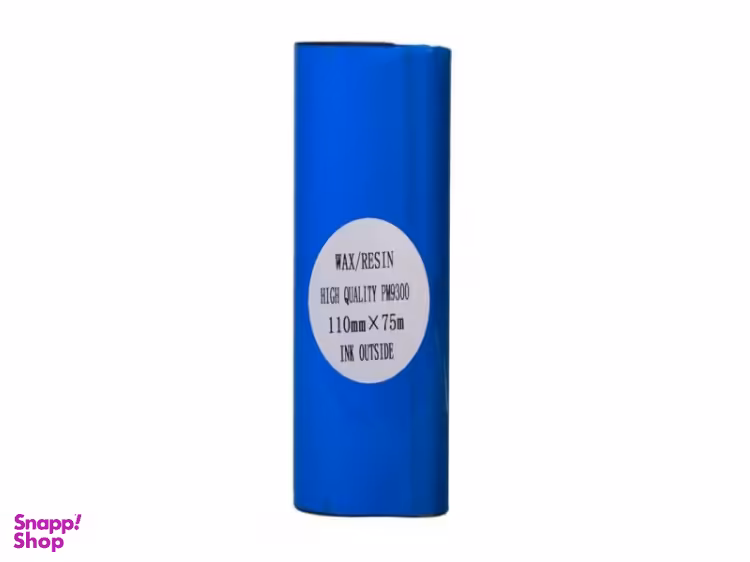 ریبون پرینتر لیبل زن مدل وکس رزین 75*110