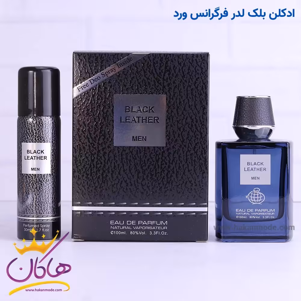 ادکلن بلک لدر فراگرنس ورد 100 میل همراه با اسپری