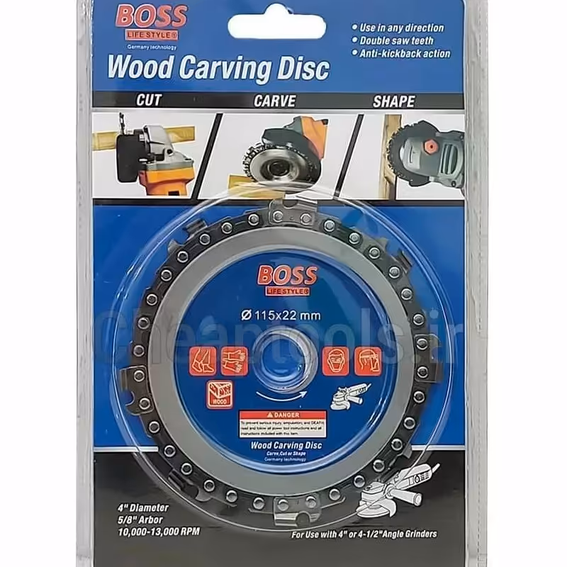 صفحه برش زنجیری کاربردی 115 میلی متری Boss