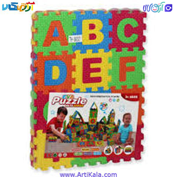 کف پوش فومی حروف الفبا انگلیسی و ترکیبی لاتین مدل EVA PUZZLE MATS