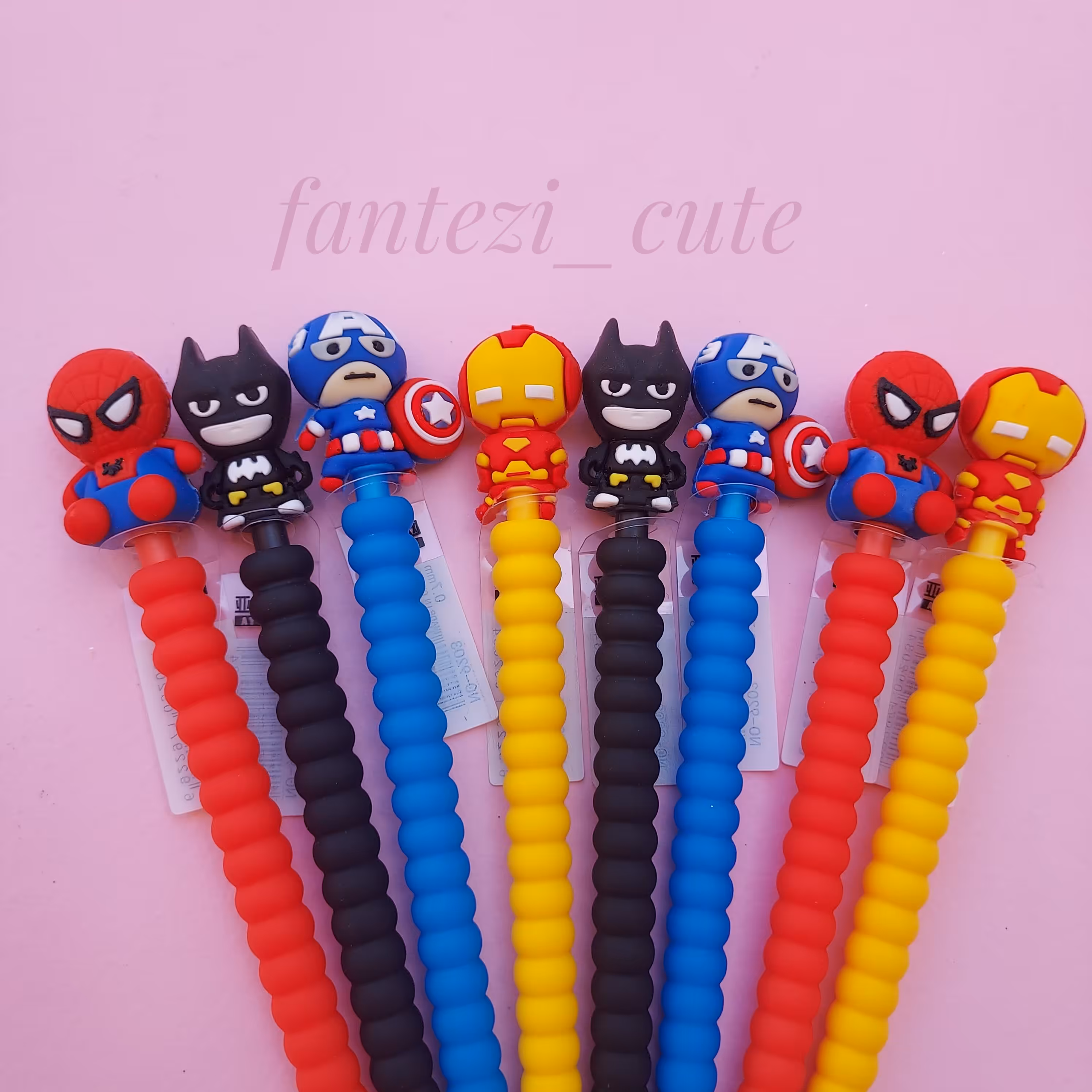 اتود قهرمانان مدادنوکی قهرمانان اتود 7 دهم  ابرقهرمانان سلیکونی نوشت افزار فانتزی وارداتی باکیفیت 