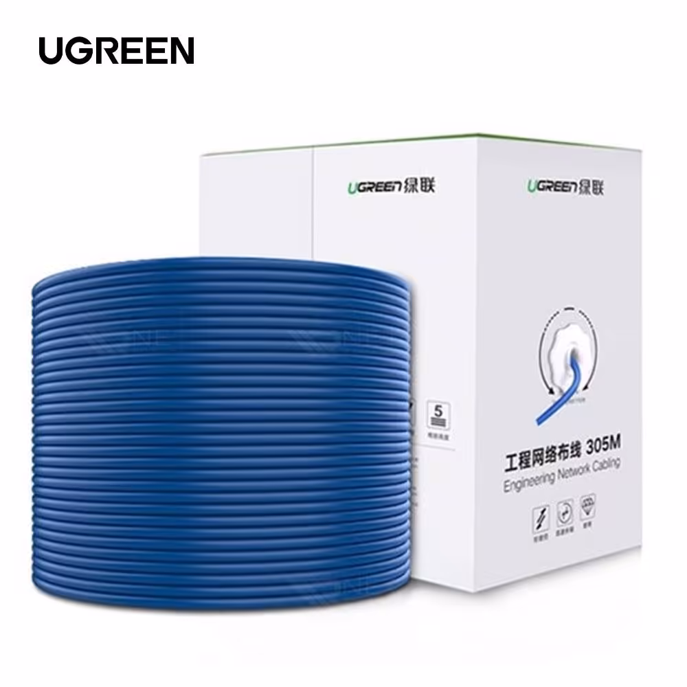 کابل شبکه یوگرین Ugreen 11259 CAT6 UTP PVC 305m