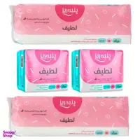 نوار بهداشتی پنبه ریز (Panberes) مدل ضخیم و خیلی نازک بسته 10 عددی مجموعه 4 عددی
