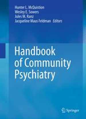 [PDF] دانلود کتاب Handbook Of Community Psychiatry, 2012