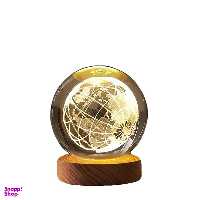چراغ خواب طرح گوی کریستال مدل کره زمین کد JIMI110