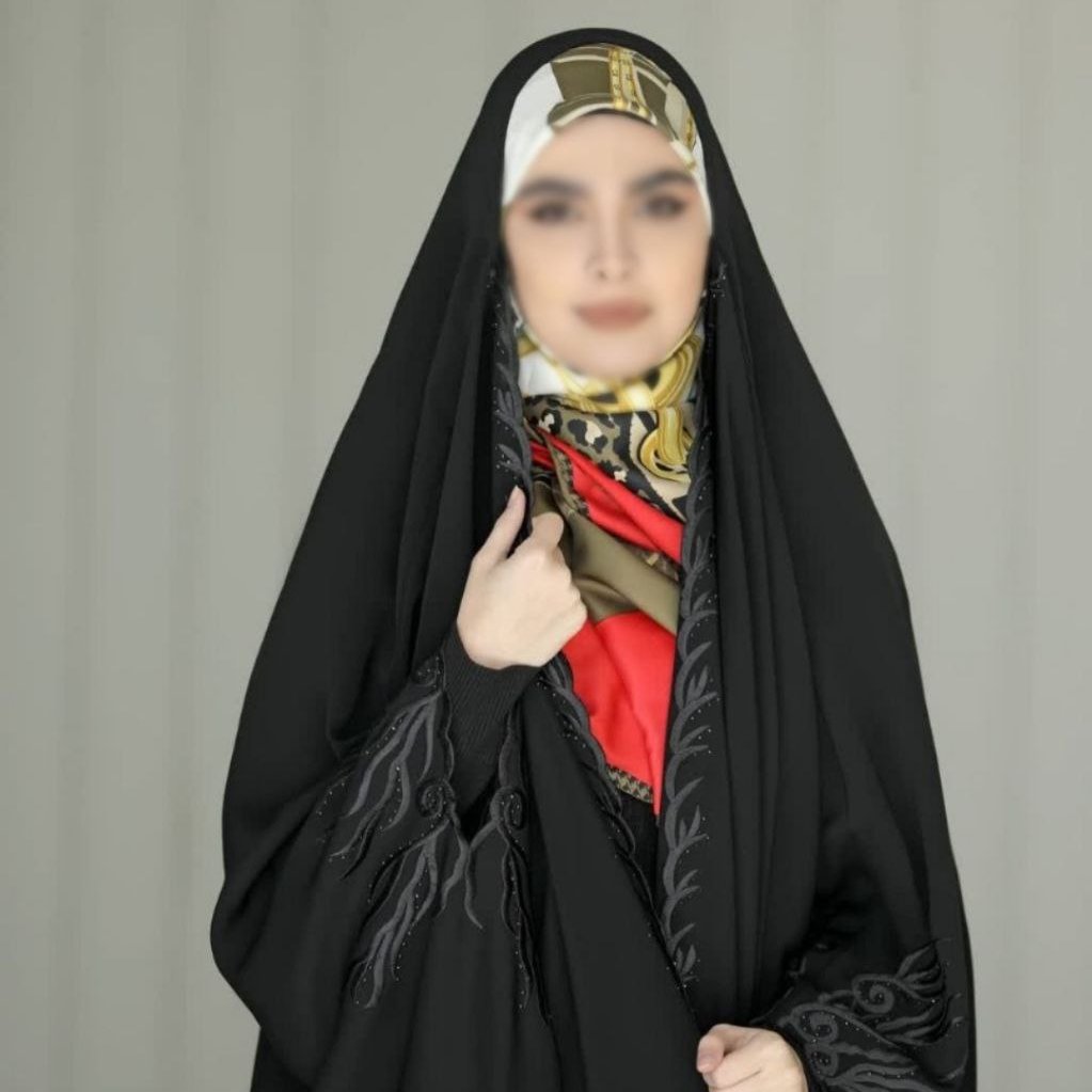 مدل عبایی گلدوزی نگین اعلا
