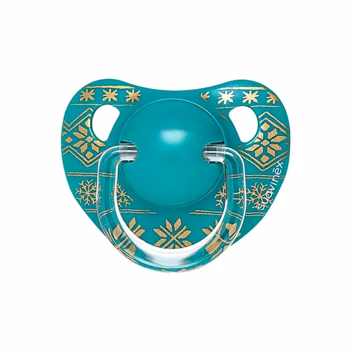 پستانک سواوینکس ارتدنسی 18-6 ماه طرح کریسمس سواونیکس سبز رنگ  suavinex