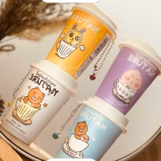 دستمال مرطوب فانتزی طرح ماگ کافی