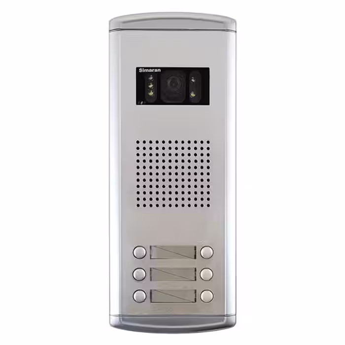 پنل آیفون تصویری شش واحدی سیماران مدل فراز 