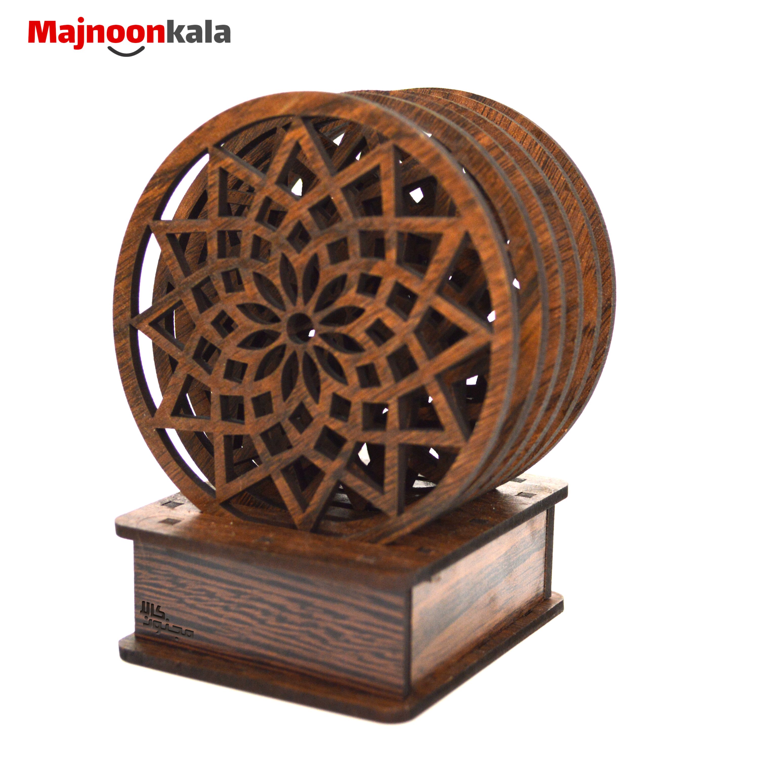 زیر لیوانی شش تایی همراه با مکان قرار گیری مدل 737