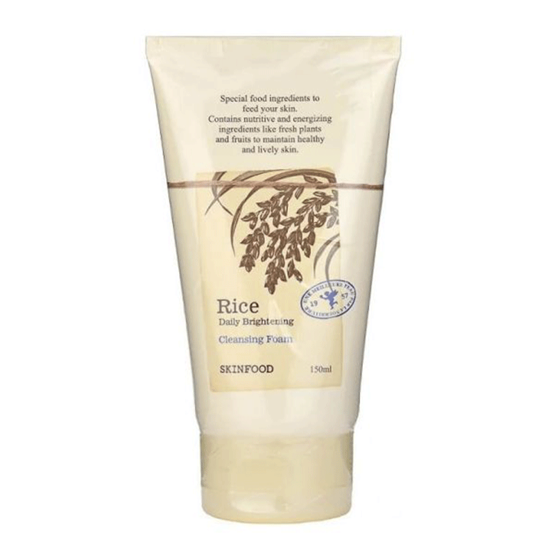 فوم اسکراب روشن کننده برنج اسکین فود Skinfood Rice Daily Brightening Scrub Foam 150ml