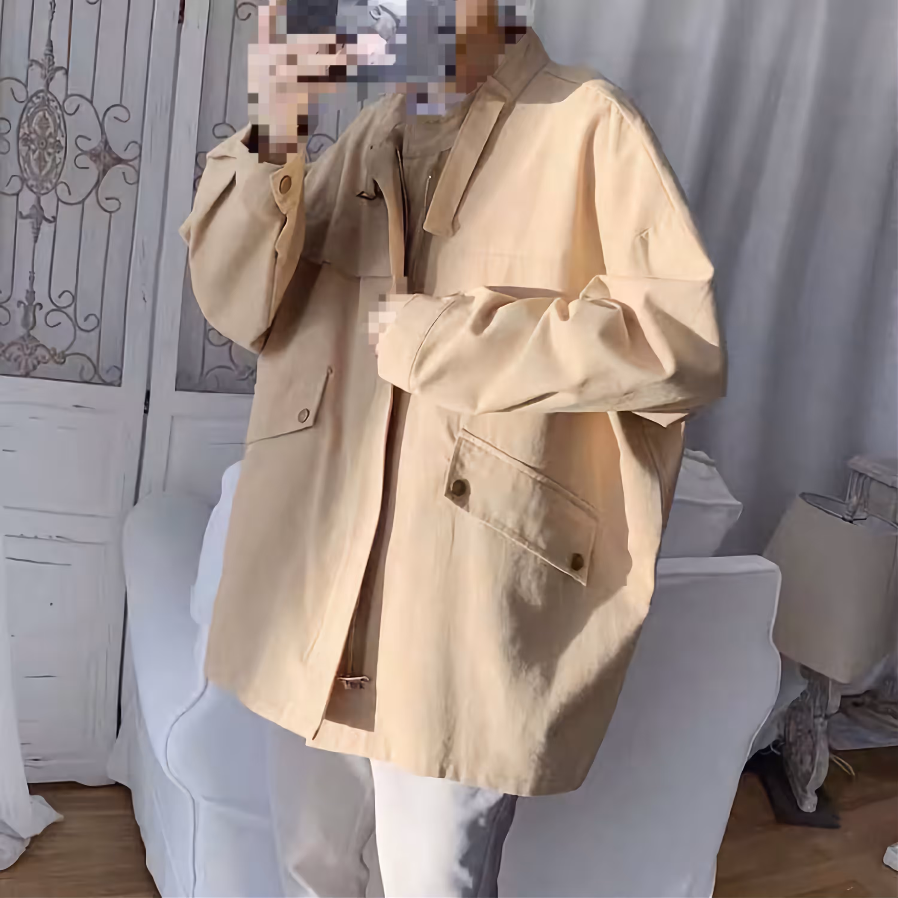 بارانی کوتاه اسپرت برزنتی فری سایز 