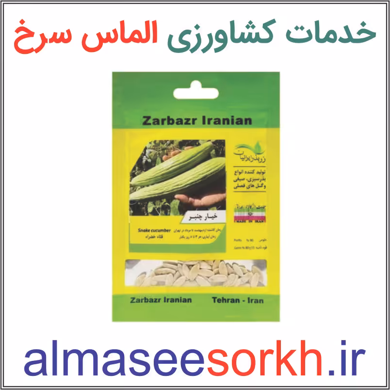 بذر خیار چنبر زر بذر ایرانیان | گیاه پزشکی الماس سرخ