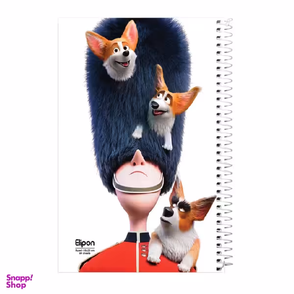 دفتر 80 برگ سیمی الیپون (Elipon) طرح کارتونی کد 2322357