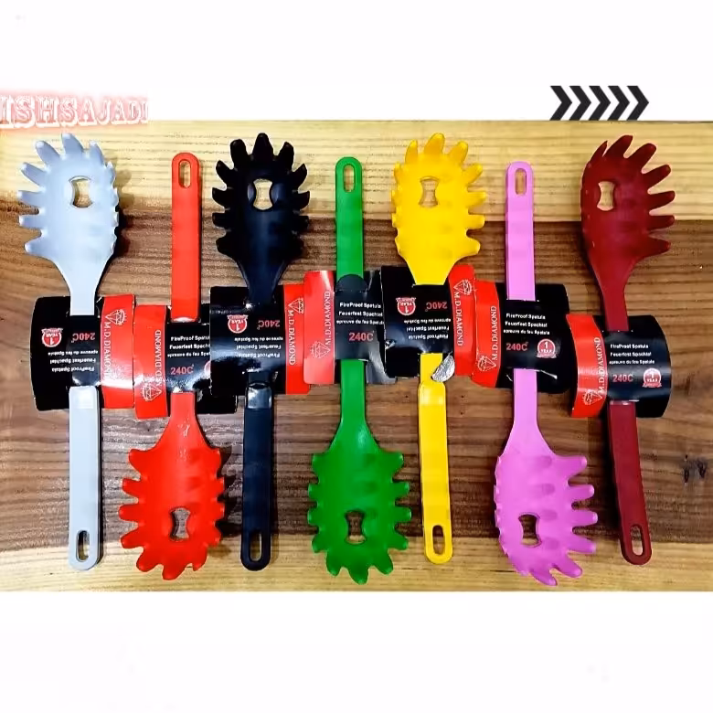 چنگال ماکارانی رنگی نسوز دیاموند 