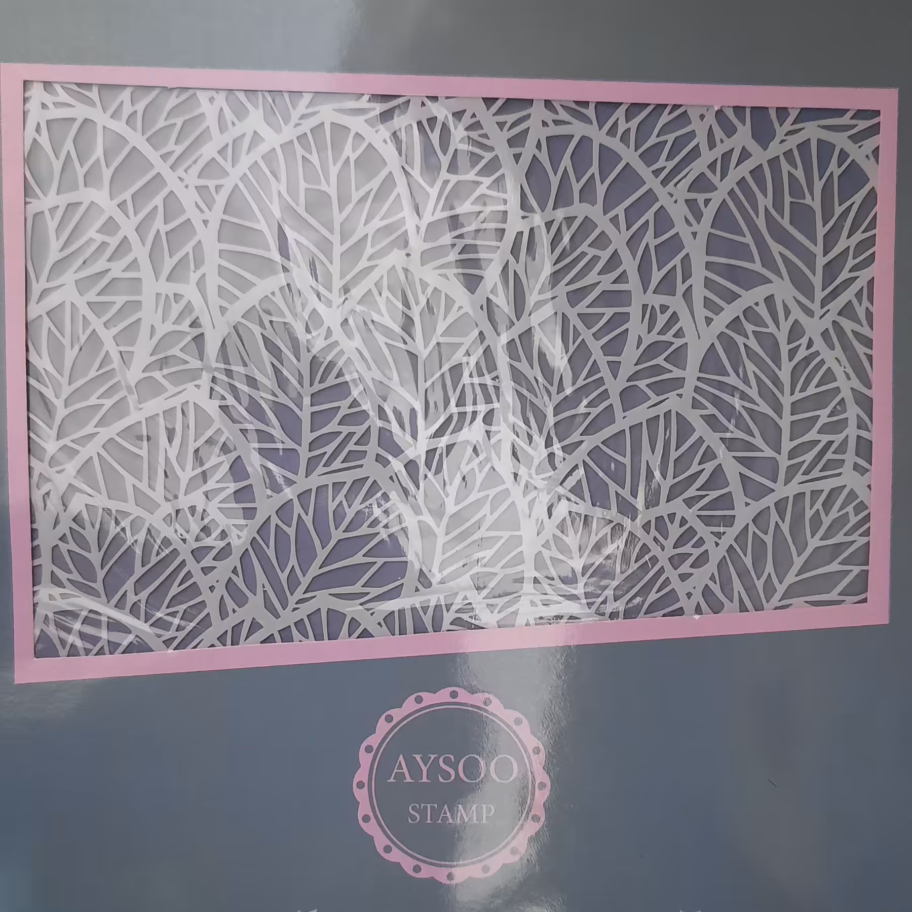 استنسیل برگ ودرخت