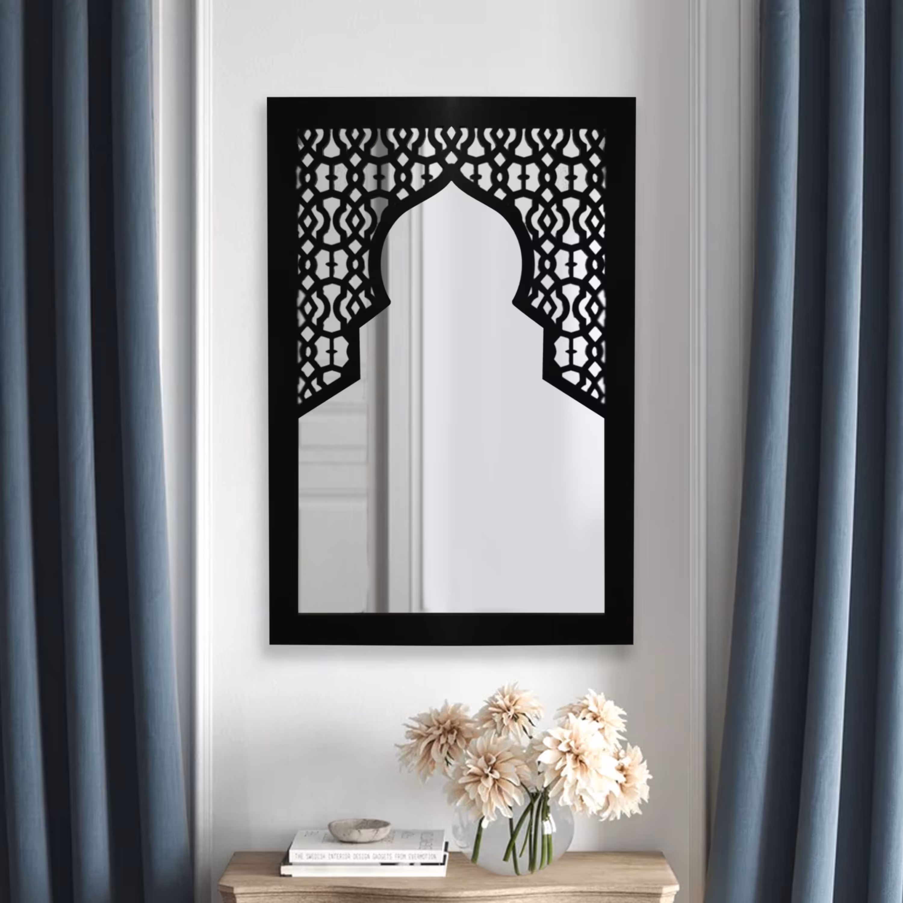 آینه کنسول الف مدل مراکشی