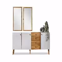 خربد اقساطی آینه کنسول برکه | رویال مبل