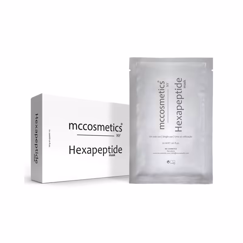 ماسک هگزاپپتاید hexapeptide mask برند ام سی کازمتیک mccosmetic حجم 12x20ml