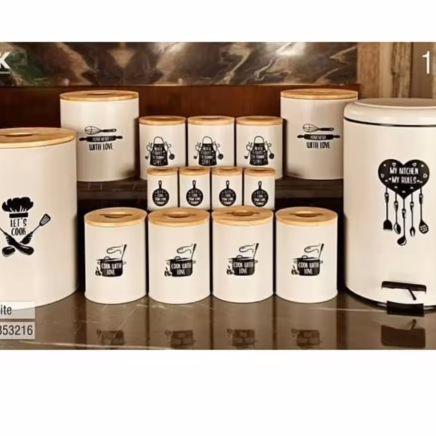 سرویس 15 پارچه در چوبی