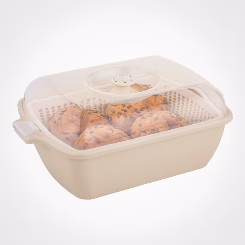 جای نان سه پارچه یاس سایز 1 بزرگ لیمون