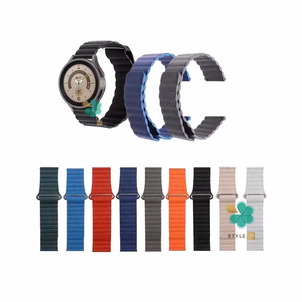 بند چرمی ساعت سامسونگ Samsung Galaxy Watch 5 Pro مدل Leather Loop